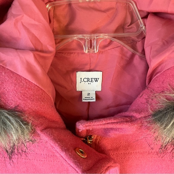 J. Crew Pink Vail Parka Coat - Picture 5 of 14
